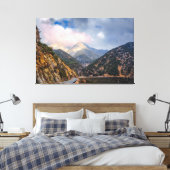 Sierra Nevada Berglandschap Muur Kunstprint Canvas Afdruk (Insitu (Slaapkamer))