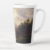 Sierra Nevada CA  landschap Art Monogrammen Latte Mok (Rechts)