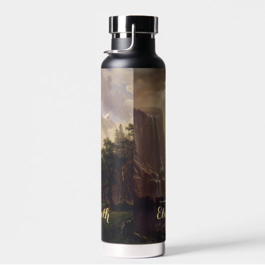 Sierra Nevada CA  landschap Art Monogrammen Waterfles (Rechts)
