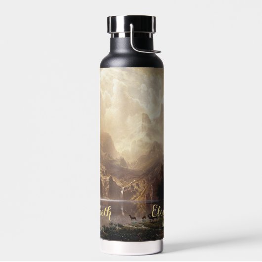 Sierra Nevada CA  landschap Art Monogrammen Waterfles (Links)