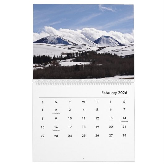 Sierra Nevada California Landscape Photography Kalender (Feb 2026)