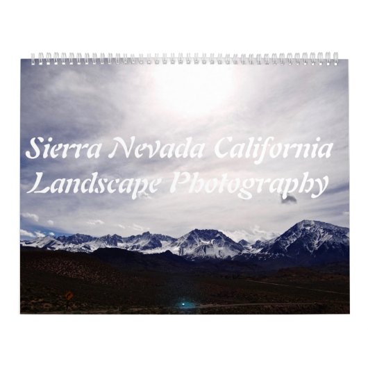 Sierra Nevada California Landscape Photography Kalender (Hoes)