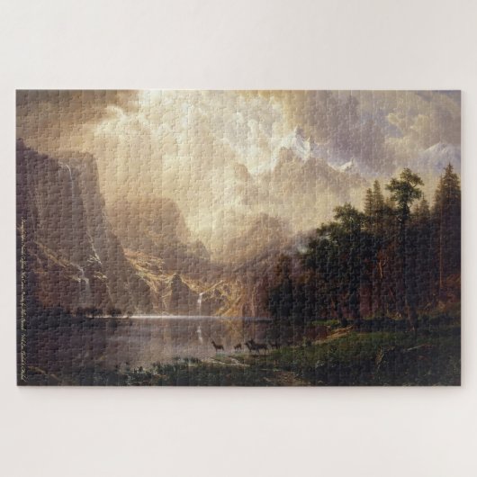 Sierra Nevada California Travel Nature Painting Legpuzzel (Horizontaal)