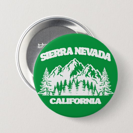 Sierra Nevada, Californië Ronde Button 7,6 Cm (Voorkant /achterkant)