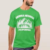 Sierra Nevada, Californië T-shirt (Voorkant)