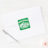 Sierra Nevada, Californië Vierkante Sticker (Envelop)