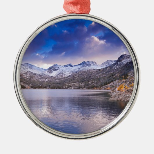 Sierra Nevada-gebergte, Herfst, CA Metalen Ornament (Voorkant)
