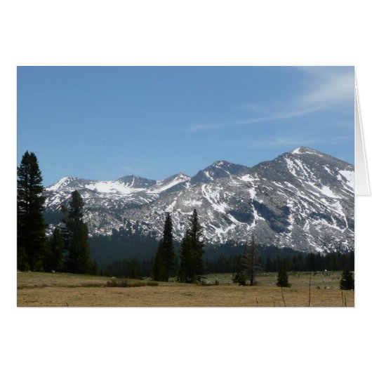 Sierra Nevada-gebergte I vanuit Yosemite (Voorkant Horizontaal)