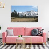 Sierra Nevada-gebergte I vanuit Yosemite Canvas Afdruk (Insitu (Woonkamer))