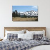 Sierra Nevada-gebergte I vanuit Yosemite Canvas Afdruk (Insitu (Slaapkamer))
