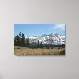 Sierra Nevada-gebergte I vanuit Yosemite Canvas Afdruk