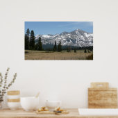 Sierra Nevada-gebergte I vanuit Yosemite Poster (Keuken)