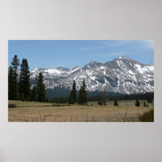Sierra Nevada-gebergte I vanuit Yosemite Poster (Voorkant)