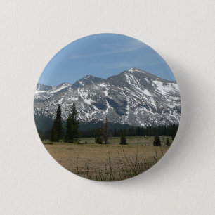 Sierra Nevada-gebergte I vanuit Yosemite Ronde Button 5,7 Cm