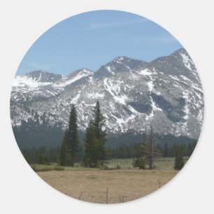 Sierra Nevada-gebergte I vanuit Yosemite Ronde Sticker