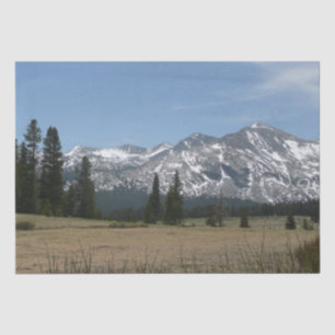 Sierra Nevada-gebergte I vanuit Yosemite Tissuepapier