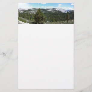 Sierra Nevada-gebergte II vanuit Yosemite Briefpapier