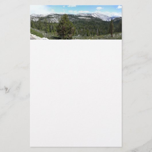 Sierra Nevada-gebergte II vanuit Yosemite Briefpapier (Voorkant)