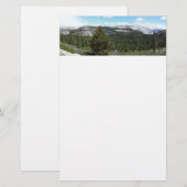 Sierra Nevada-gebergte II vanuit Yosemite Briefpapier (Voorkant / Achterkant)