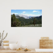 Sierra Nevada-gebergte II vanuit Yosemite Poster (Keuken)