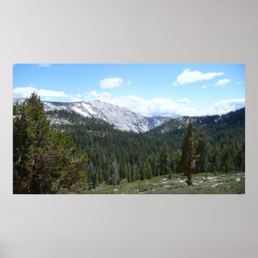 Sierra Nevada-gebergte II vanuit Yosemite Poster (Voorkant)