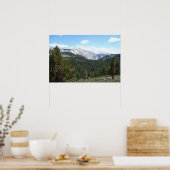 Sierra Nevada-gebergte II vanuit Yosemite Poster (Keuken)