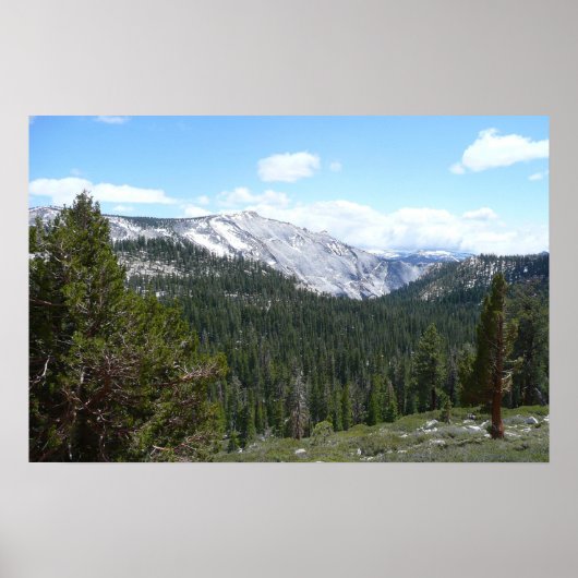 Sierra Nevada-gebergte II vanuit Yosemite Poster (Voorkant)
