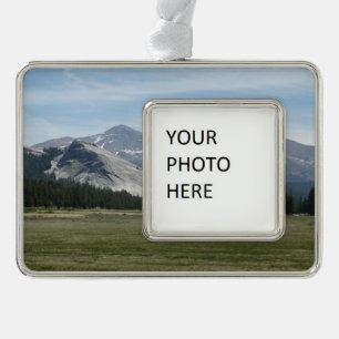 Sierra Nevada-gebergte III Yosemite National Park Verzilverd Omlijst Ornament