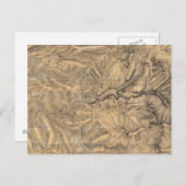 Sierra Nevada grenzend aan de Yosemite-vallei Briefkaart (Voorkant / Achterkant)