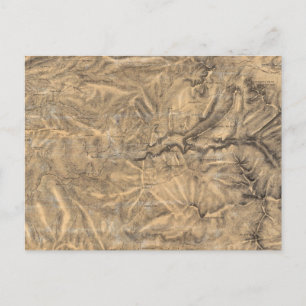 Sierra Nevada grenzend aan de Yosemite-vallei Briefkaart