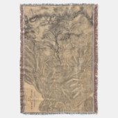 Sierra Nevada grenzend aan de Yosemite-vallei Deken (Voorkant Verticaal)