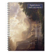 Sierra Nevada Landscape Art Gold Monogram Sketch Notitieboek (Voorkant)