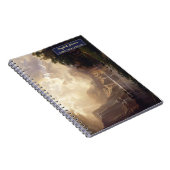 Sierra Nevada Landschaps Kunst Gouden Monogram Sch Notitieboek (Rechterzijde)