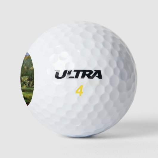 Sierra Nevada Mountains (Amerikaans bos) Golfballen (Logo)