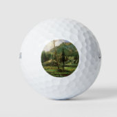 Sierra Nevada Mountains (Amerikaans bos) Golfballen (Voorkant)