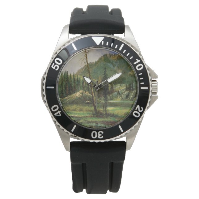 Sierra Nevada Mountains (Amerikaans bos) Horloge (Voorkant)