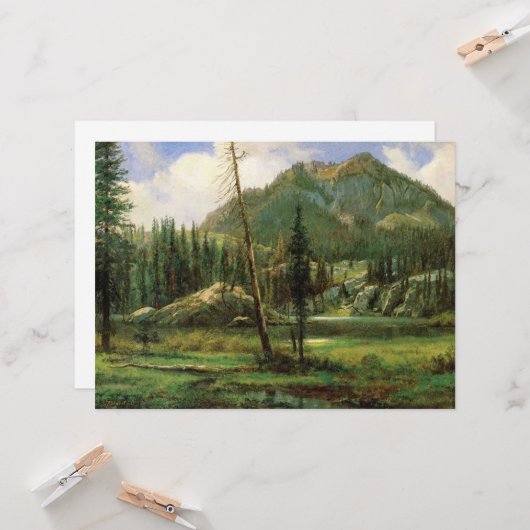 Sierra Nevada Mountains (Amerikaans bos) Kaart (Voorkant / Achterkant in situ)