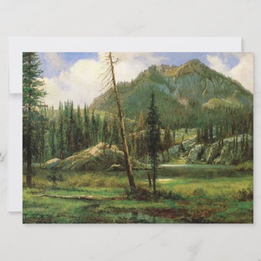 Sierra Nevada Mountains (Amerikaans bos) Kaart (Voorkant)