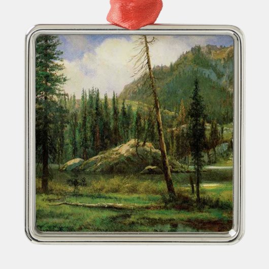 Sierra Nevada Mountains (Amerikaans bos) Metalen Ornament (Voorkant)