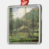 Sierra Nevada Mountains (Amerikaans bos) Metalen Ornament (Links)