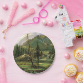 Sierra Nevada Mountains (Amerikaans bos) Papieren Bordje (Feest)