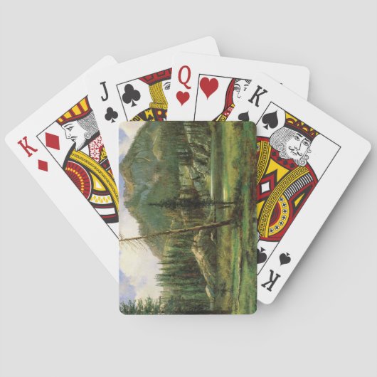 Sierra Nevada Mountains (Amerikaans bos) Pokerkaarten (Achterkant)