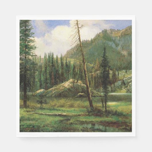 Sierra Nevada Mountains (Amerikaans bos) Servet (Voorkant)