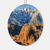 Sierra Nevada Mountains en Alabama Hills Sunrise Keramisch Ornament (Links)