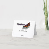 Sierra Nevada Mountains I from Yosemite Bedankkaart (Achterkant)