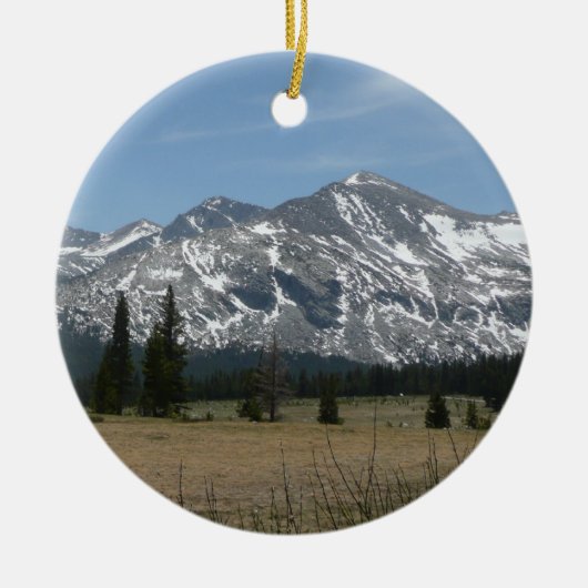 Sierra Nevada Mountains I uit Yosemite Keramisch Ornament (Voorkant)