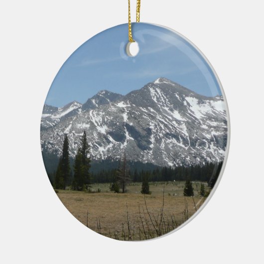 Sierra Nevada Mountains I uit Yosemite Keramisch Ornament (Links)