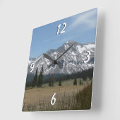 Sierra Nevada Mountains I uit Yosemite Vierkante Klok (Hoek)