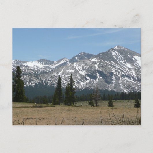 Sierra Nevada Mountains I vanuit Yosemite Briefkaart (Voorkant)