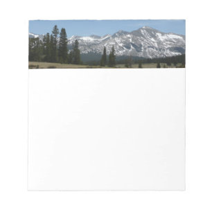 Sierra Nevada Mountains I vanuit Yosemite Notitieblok